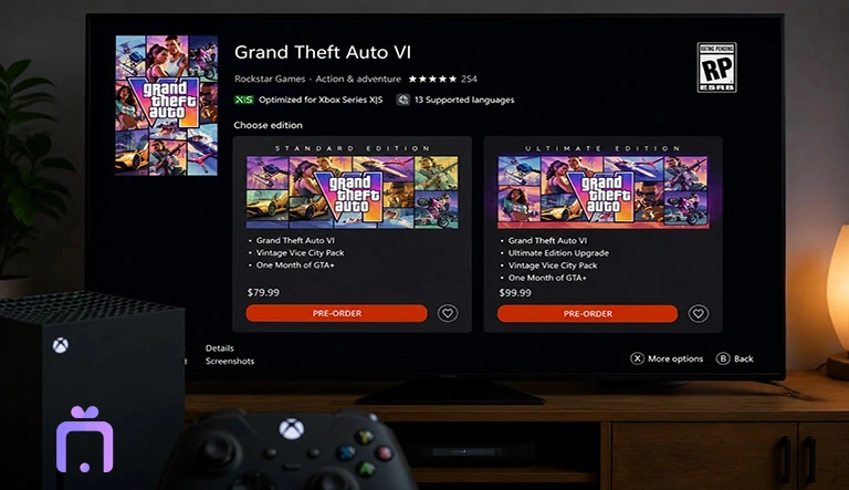 انتخاب نسخه استاندارد یا آلتیمیت بازی GTA 6